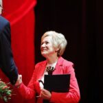 17.02.2020 Kielce. KCK. Nagrody Miasta Kielce. Gala. Janina Łucak / Jarosław Kubalski / Radio Kielce