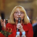 17.02.2020 Kielce. WDK. Promocja tomu wierszy, opowiadań i haiku pt. "Wina" autorstwa Ireny Nyczaj. Irena Nyczaj / Jarosław Kubalski / Radio Kielce