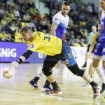 22.02.2020 Kielce. Mecz PGE Vive Kielce - MMTS Kwidzyn. Julen Aginagalde / Jarosław Kubalski / Radio Kielce