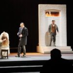 28.02.2020 Kielce. Teatr im. Stefana Żeromskiego. Rejestracja dla TVP Kultura spektaklu „Widnokrąg” Wiesława Myśliwskiego / Jarosław Kubalski / Radio Kielce