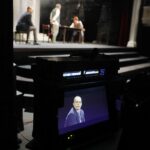 28.02.2020 Kielce. Teatr im. Stefana Żeromskiego. Rejestracja dla TVP Kultura spektaklu „Widnokrąg” Wiesława Myśliwskiego / Jarosław Kubalski / Radio Kielce