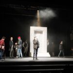 28.02.2020 Kielce. Teatr im. Stefana Żeromskiego. Rejestracja dla TVP Kultura spektaklu „Widnokrąg” Wiesława Myśliwskiego / Jarosław Kubalski / Radio Kielce