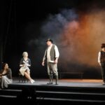 28.02.2020 Kielce. Teatr im. Stefana Żeromskiego. Rejestracja dla TVP Kultura spektaklu „Widnokrąg” Wiesława Myśliwskiego / Jarosław Kubalski / Radio Kielce