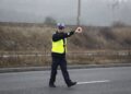 26.01.2020 Kielce. Ulica Krakowska. Policja. Kontrola drogowa / Jarosław Kubalski / Radio Kielce