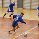 22.02.2020 Kielce. Mistrzostwa Polski Wyższych Seminariów Duchownych i Zakonnych w halowej piłce nożnej. Mecz Toruń - Wrocław / Jarosław Kubalski / Radio Kielce