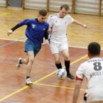 22.02.2020 Kielce. Mistrzostwa Polski Wyższych Seminariów Duchownych i Zakonnych w halowej piłce nożnej. Mecz Toruń - Wrocław / Jarosław Kubalski / Radio Kielce