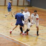 22.02.2020 Kielce. Mistrzostwa Polski Wyższych Seminariów Duchownych i Zakonnych w halowej piłce nożnej. Mecz Toruń - Wrocław / Jarosław Kubalski / Radio Kielce