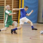 22.02.2020 Kielce. Mistrzostwa Polski Wyższych Seminariów Duchownych i Zakonnych w halowej piłce nożnej. Mecz Sandomierz - Gniezno / Jarosław Kubalski / Radio Kielce