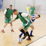 22.02.2020 Kielce. Mistrzostwa Polski Wyższych Seminariów Duchownych i Zakonnych w halowej piłce nożnej. Mecz Sandomierz - Gniezno / Jarosław Kubalski / Radio Kielce