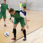 22.02.2020 Kielce. Mistrzostwa Polski Wyższych Seminariów Duchownych i Zakonnych w halowej piłce nożnej. Mecz Sandomierz - Gniezno / Jarosław Kubalski / Radio Kielce