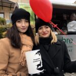 14.02.2020 Sandomierz. Akcja „Serce dla przytulnych”. Na zdjęciu (od lewej): Kinga Kędziora-Palińska i Małgorzata Gadawska - organizatorki akcji / Grażyna Szlęzak-Wójcik / Radio Kielce