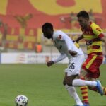 16.02.2020. Białystok. Mecz Jagiellonia Białystok - Korona Kielce / Krzysztof Bujnowicz / Radio Kielce