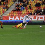 16.02.2020. Białystok. Mecz Jagiellonia Białystok - Korona Kielce / Krzysztof Bujnowicz / Radio Kielce