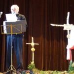 21.02.2020 Ćmielów. Sesja historyczna o Armii Krajowej. Na zdjęciu: Edmund Wójcik ze Stowarzyszenia Miłośników Historii Ćmielowa / Emilia Sitarska / Radio Kielce