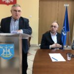 07.02.2020. Wilczyce. Sesja Rady Gminy w Wilczycach. Na zdjęciu (od lewej): Edward Trznadel - radny, Robert Paluch - wójt gminy Wilczyce i Jan Roźmiej - przewodniczący Rady Gminy w Wilczycach / Grażyna Szlęzak-Wójcik / Radio Kielce