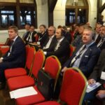 21.02.2020. Ostrowiec Świętokrzyski. Konferencja "Metalove" dla branż metalowo-maszynowych. Na zdjęciu (po lewej): Andrzej Prus - przewodniczący Sejmiku Województwa Świętokrzyskiego / Emilia Sitarska / Radio Kielce