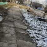 05.02.2020. Kielce. Chodnik przy ulicy Zapolskiej / Wiktor Taszłow / Radio Kielce