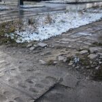 05.02.2020. Kielce. Chodnik przy ulicy Zapolskiej / Wiktor Taszłow / Radio Kielce