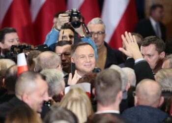 07.02.2020. Włoszczowa. Wizyta prezydenta RP Andrzeja Dudy / Wiktor Taszłow / Radio Kielce