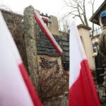 10.02.2020. Kielce. Cmentarz Stary. Uroczystość upamiętniająca 80 rocznicę I wywózki Polaków na Sybir / Wiktor Taszlow / Radio Kielce