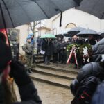 10.02.2020. Kielce. Cmentarz Stary. Uroczystość upamiętniająca 80 rocznicę I wywózki Polaków na Sybir / Wiktor Taszlow / Radio Kielce