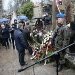 10.02.2020. Kielce. Cmentarz Stary. Uroczystość upamiętniająca 80 rocznicę I wywózki Polaków na Sybir / Wiktor Taszlow / Radio Kielce