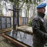 10.02.2020. Kielce. Cmentarz Stary. Uroczystość upamiętniająca 80 rocznicę I wywózki Polaków na Sybir / Wiktor Taszlow / Radio Kielce