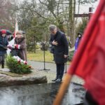 10.02.2020. Kielce. Cmentarz Stary. Uroczystość upamiętniająca 80 rocznicę I wywózki Polaków na Sybir. Na zdjęciu: Krzysztof Słoń - senator / Wiktor Taszlow / Radio Kielce