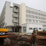 10.02.2020. Budowa szpitala MSWiA. Kielce. / Wiktor Taszłow / Radio Kielce