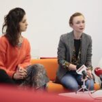 12.02.2020. Kielce. Instytut Dizajnu. Konferencja prasowa. Na zdjęciu (od lewej): Wiktoria Podolec - stowarzyszenie NÓW Nowe Rzemiosło, Joanna Kurkiewicz - Instytut Dizajnu / Wiktor Taszłow / Radio Kielce