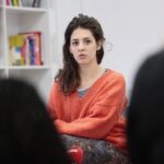 12.02.2020. Kielce. Instytut Dizajnu. Konferencja prasowa. Na zdjęciu: Wiktoria Podolec - stowarzyszenie NÓW Nowe Rzemiosło / Wiktor Taszłow / Radio Kielce