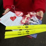 14.02.2020. Górno. Akcja profilaktyczna policji " Nie rozlewaj krwi na drodze" / Wiktor Taszłow / Radio Kielce