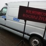 14.02.2020. Górno. Akcja profilaktyczna policji " Nie rozlewaj krwi na drodze" / Wiktor Taszłow / Radio Kielce