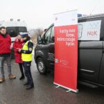 14.02.2020. Górno. Akcja profilaktyczna policji " Nie rozlewaj krwi na drodze" / Wiktor Taszłow / Radio Kielce