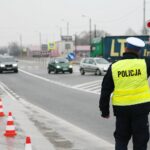 14.02.2020. Górno. Akcja profilaktyczna policji " Nie rozlewaj krwi na drodze" / Wiktor Taszłow / Radio Kielce