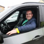 14.02.2020. Górno. Akcja profilaktyczna policji " Nie rozlewaj krwi na drodze" / Wiktor Taszłow / Radio Kielce