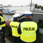 14.02.2020. Górno. Akcja profilaktyczna policji " Nie rozlewaj krwi na drodze" / Wiktor Taszłow / Radio Kielce