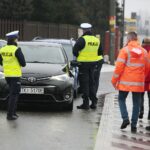 14.02.2020. Górno. Akcja profilaktyczna policji " Nie rozlewaj krwi na drodze" / Wiktor Taszłow / Radio Kielce