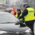 14.02.2020. Górno. Akcja profilaktyczna policji " Nie rozlewaj krwi na drodze" / Wiktor Taszłow / Radio Kielce