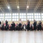 14.02.2020. Kielce. Tańczący protest przeciwko przemocy wobec kobiet w ramach międzynarodowej kampanii One Bilion Rising w SP nr 32 / Wiktor Taszłow / Radio Kielce