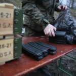 15.02.2020. Jędrzejów. Szkolenie 10. Świętokrzyskiej Brygady Obrony Terytorialnej / Wiktor Taszłow / Radio Kielce