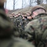 15.02.2020. Jędrzejów. Szkolenie 10. Świętokrzyskiej Brygady Obrony Terytorialnej / Wiktor Taszłow / Radio Kielce