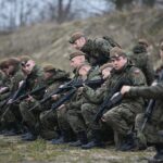 15.02.2020. Jędrzejów. Szkolenie 10. Świętokrzyskiej Brygady Obrony Terytorialnej / Wiktor Taszłow / Radio Kielce