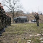 15.02.2020. Jędrzejów. Szkolenie 10. Świętokrzyskiej Brygady Obrony Terytorialnej / Wiktor Taszłow / Radio Kielce