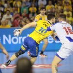 15.02.2020. Kielce. 12. kolejka Ligi Mistrzów piłkarzy ręcznych: PGE VIVE Kielce - FC Porto Sofarma / Wiktor Taszłow / Radio Kielce