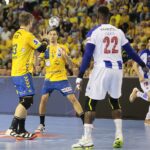 15.02.2020. Kielce. 12. kolejka Ligi Mistrzów piłkarzy ręcznych: PGE VIVE Kielce - FC Porto Sofarma / Wiktor Taszłow / Radio Kielce