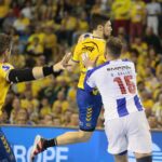 15.02.2020. Kielce. 12. kolejka Ligi Mistrzów piłkarzy ręcznych: PGE VIVE Kielce - FC Porto Sofarma / Wiktor Taszłow / Radio Kielce