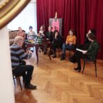 19.02.2020. Kielce. Konferencja prasowa na temat prapremiery "Schwarzcharakterek" / Wiktor Taszłow / Radio Kielce