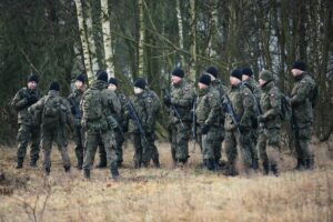 16.02.2020. Oksa. Szkolenie 10. Świętokrzyskiej Brygady Obrony Terytorialnej / Wiktor Taszłow / Radio Kielce