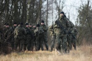 16.02.2020. Oksa. Szkolenie 10. Świętokrzyskiej Brygady Obrony Terytorialnej / Wiktor Taszłow / Radio Kielce